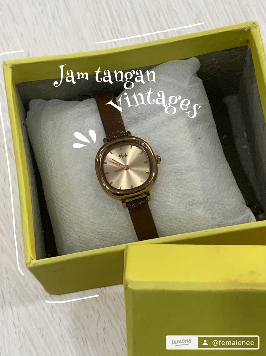 femalenee's tweet image. Mau share jam tangan vintages favorit aku ❤️ 
#jamtangan #vintages #racunshopee 

s.shopee.co.id/1fz0K8We7k