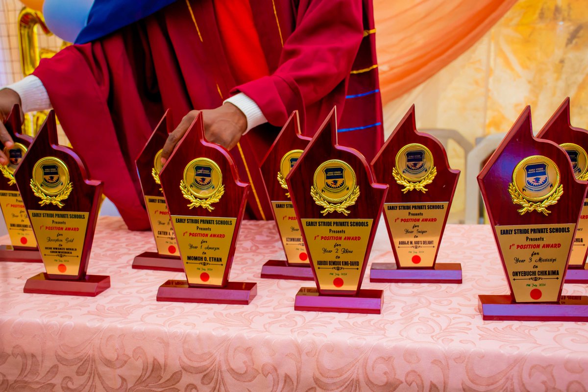 earlystride2016's tweet photo. 🎓✨ Proud of our Class of 2024                                                                                          We thank God for the success of our 8th Speech and Prize-Giving/Graduation Ceremony#Graduation2024 #ProudMoments  #graduation #fypシ @followers #highlightsシ゚ https://t.co/Uh0sJcaFSc