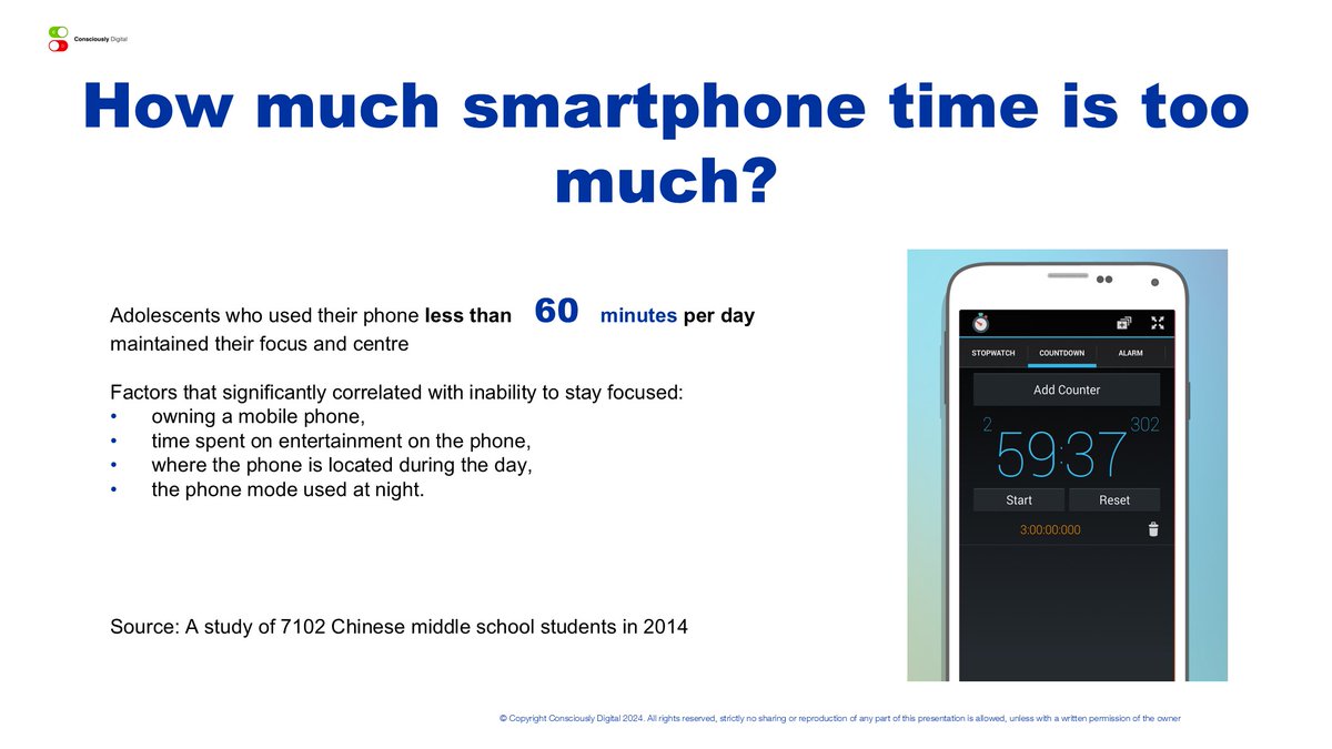 Research on the impact of screens on kids is confusing. Example: One research shows that in order to maintain focus,  screen time needs to be limited to 60 minutes per day. Another suggest 2 hours based on enough movement. So how much should it be? 
linkedin.com/feed/update/ur…