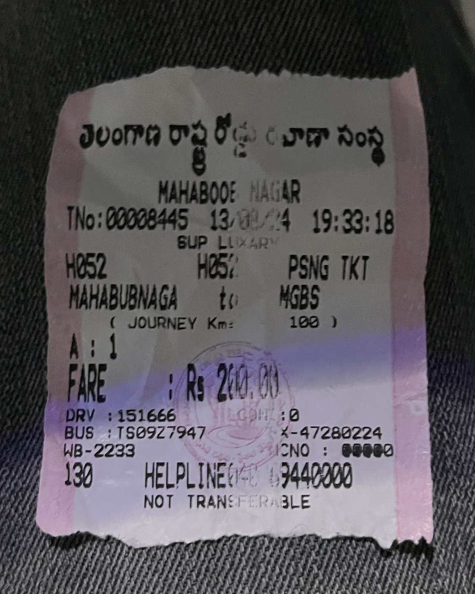 _KoushikReddy's tweet photo. Hi @DMMBNRTSRTC &amp; @tgsrtcmdoffice sir,

I am requesting you to provide the clean and hygienic environment in our super luxury buses which are travelling from Mahbubnagar to Hyderabad. https://t.co/MfFGutbgjL