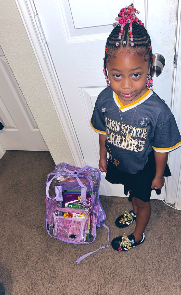 ChardonnayD_'s tweet photo. My Baby’s Last First Day of PreK 🥹 https://t.co/HYIYXlxPcz