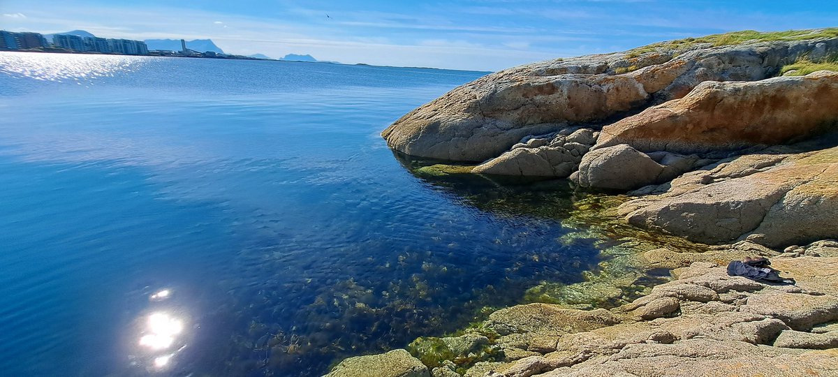 jerzykulakowski's tweet image. Kąpiel w Morzu Norweskim zaliczona, mam wrażenie, że woda w rzece w Supraślu kilka dni temu była zimniejsza 🤔😉