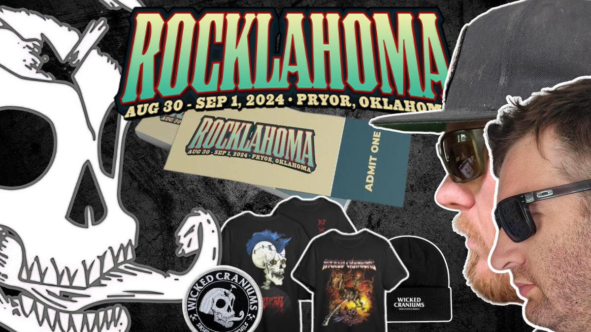 🚨 TICKET GIVEAWAY 🚨 

We're teaming up with <a href="/Rocklahoma/">Rocklahoma</a> 
and <a href="/WickedCraniums/">Wicked Craniums</a>  for a CRAZY giveaway!!  

One lucky winner gets:  
2x - Weekend GA tickets to Rocklahoma 
1x - Wicked merch bundle

 TO ENTER:
👀 Follow Sultans &amp; Wicked Craniums
🩶 Like
♻️ Retweet 
🫂 Tag a friend