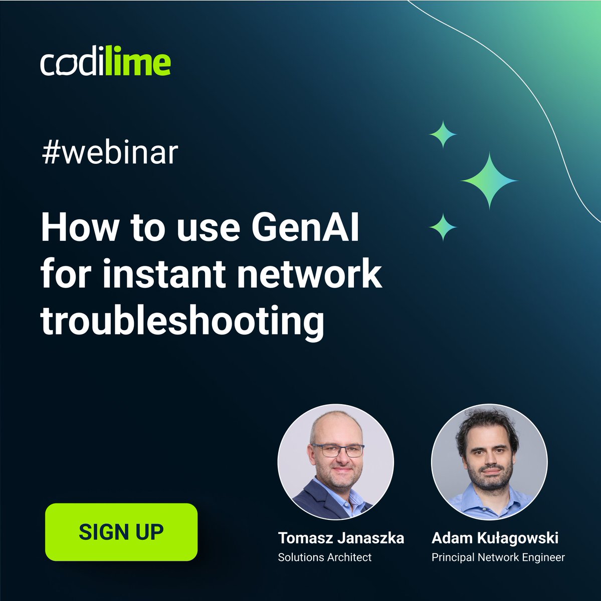 CodiLime's tweet image. Enhance your #NetworkTroubleshooting with #GenAI! Expect a deep dive into challenges, solution architecture, live demo, and more, at our upcoming #webinar! Sign up now and don’t miss out 👉
hubs.ly/Q02KLx0G0
