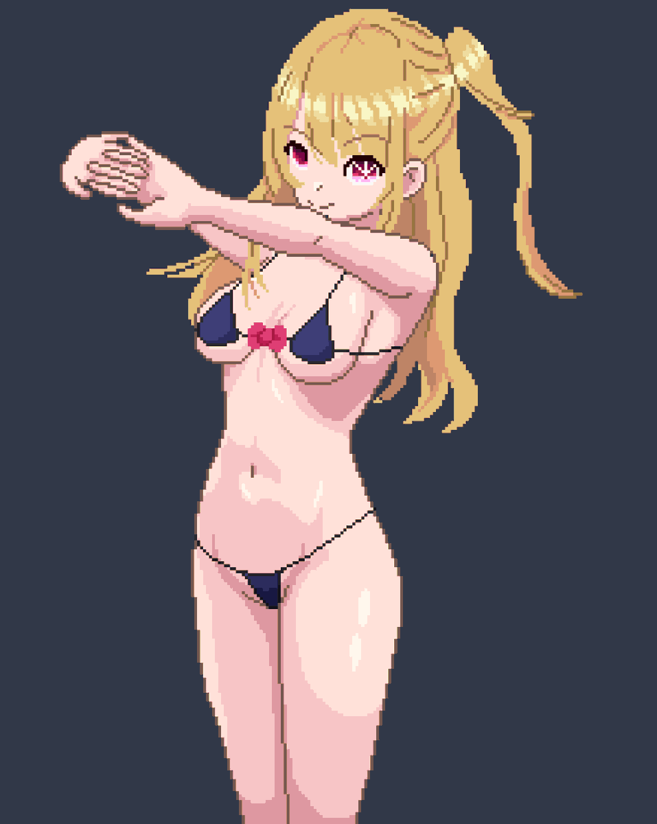 cream_pixels's tweet photo. Ruby Hoshino in hot pixels 

#OshiNoKo #Pixelart #RubyHoshino #ドット絵 https://t.co/YzjgZPla8d