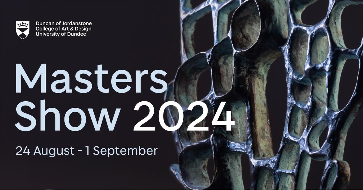 Creative_Dundee's tweet image. It&apos;s almost time for the @DJCAD Masters Show!

Save the date and join to celebrate the creativity and excellence of this year&apos;s postgraduates across fine art, comics, animation and more. #DJCADMastersShow

📅 Sat 24 Aug – Sun 1 Sept

More: creativedundee.com/2024/08/djcad-…