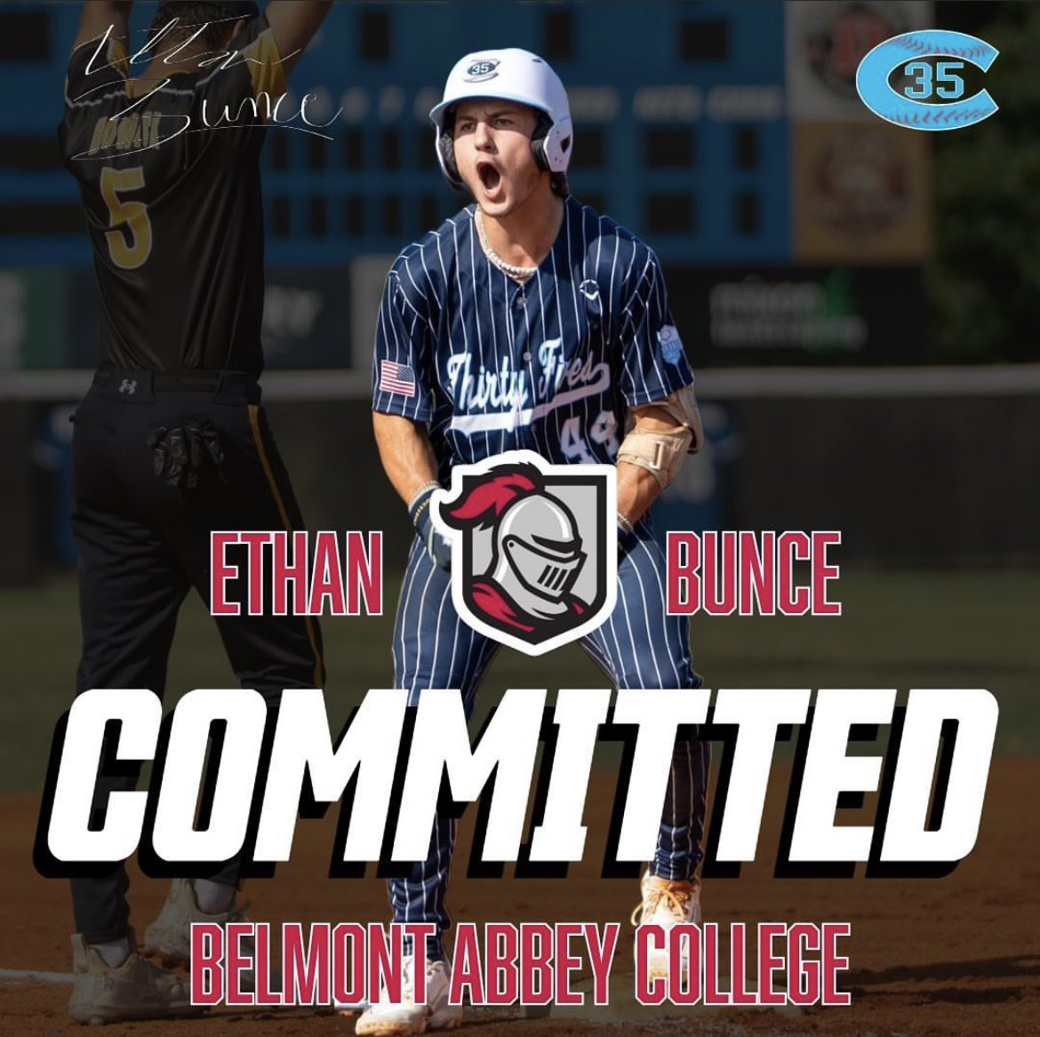 EBunce2025 (@ebunce_2025) on Twitter photo I’m extremely proud to announce that I will pursue my baseball career at Belmont Abby College. I just want to thank God for everything and have all praise towards Him. I also want to thank all my coaches for helping me. @C35Baseball <a href="/GCS_GraceBsbl/">Grace Christian Baseball</a> <a href="/BelmontAbbey/">Belmont Abbey College</a> <a href="/RyanMcCleney/">Ryan McCleney</a> I’m extremely proud to announce that I will pursue my baseball career at Belmont Abby College. I just want to thank God for everything and have all praise towards Him. I also want to thank all my coaches for helping me. @C35Baseball <a href="/GCS_GraceBsbl/">Grace Christian Baseball</a> <a href="/BelmontAbbey/">Belmont Abbey College</a> <a href="/RyanMcCleney/">Ryan McCleney</a>