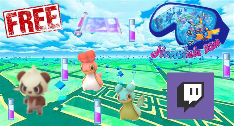 Loganberry2003's tweet photo. Free Elite tm, tons of stardust and chance at rare Pokemon for Pokemon Go world championships event
#pokemongo
#pokemonworldshonolulu
#elitetm
https://t.co/hYprheTwyK https://t.co/ezBE34emKM
