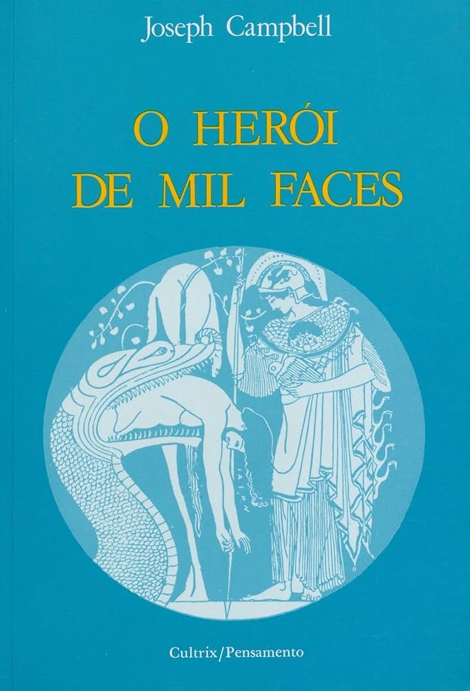 lucasmehero's tweet photo. Vejamos por que essa declaração é tão simplória e problemática.

Em 1949, o mitólogo Joseph Campbell lançou o livro "O Herói de Mil Faces", onde  ele explora como mitos de diversas culturas compartilham uma estrutura comum, revelando padrões universais na narrativa humana. https://t.co/5ly8GnOr7n