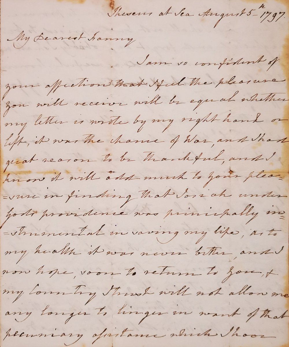 Lord Nelson became left-handed after he lost his right arm but he certainly adapted well! 

See the improvement between the first letter he wrote with his left hand and one written a month later: bit.ly/3YHEyEP