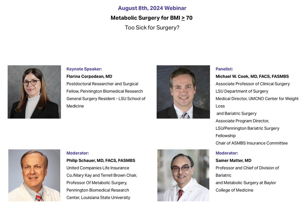 Philip Schauer, MD (@pschauermd) on Twitter photo In case you missed it, Now available OnDeMand! pbgrandrounds.org <a href="/MdFlori/">Flori Corpodean</a> <a href="/mattars77/">Samer Mattar</a> <a href="/PBRCNews/">Pennington Biomedical Research Center</a> <a href="/_mikekachmar_/">Michael Kachmar, DO</a> <a href="/metabolic_knife/">Vance L. Albaugh, MD, PhD, DABOM, DABS-FPMBS</a> <a href="/ASMBS/">ASMBS</a> <a href="/IfsoSecretariat/">IFSO</a> @bariatricnews <a href="/NeilFlochMD/">Neil Floch MD</a> <a href="/OMGhanemMD/">Omar M Ghanem</a> @AnnMRogersMD <a href="/JaimePonceMD/">Jaime Ponce MD</a> <a href="/DrEricDeMaria/">Dr Eric DeMaria</a> <a href="/Ali_Aminian_MD/">Ali Aminian</a> <a href="/Bariatric_doc/">Haris Khwaja</a> In case you missed it, Now available OnDeMand! pbgrandrounds.org <a href="/MdFlori/">Flori Corpodean</a> <a href="/mattars77/">Samer Mattar</a> <a href="/PBRCNews/">Pennington Biomedical Research Center</a> <a href="/_mikekachmar_/">Michael Kachmar, DO</a> <a href="/metabolic_knife/">Vance L. Albaugh, MD, PhD, DABOM, DABS-FPMBS</a> <a href="/ASMBS/">ASMBS</a> <a href="/IfsoSecretariat/">IFSO</a> @bariatricnews <a href="/NeilFlochMD/">Neil Floch MD</a> <a href="/OMGhanemMD/">Omar M Ghanem</a> @AnnMRogersMD <a href="/JaimePonceMD/">Jaime Ponce MD</a> <a href="/DrEricDeMaria/">Dr Eric DeMaria</a> <a href="/Ali_Aminian_MD/">Ali Aminian</a> <a href="/Bariatric_doc/">Haris Khwaja</a>