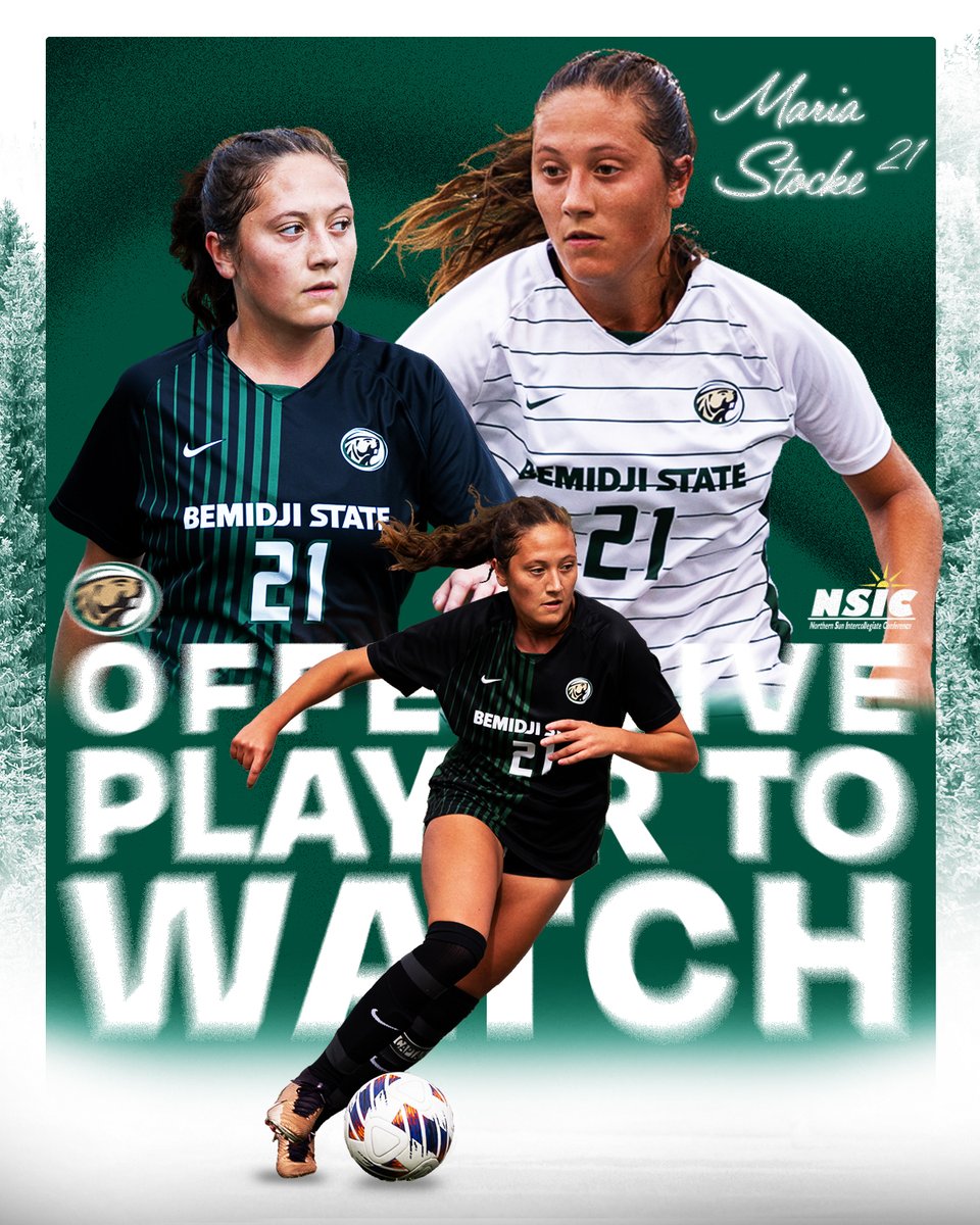 Bemidji State Women's Soccer (@bsubeaversoccer) on Twitter photo Our ✌️ Preseason Players to Watch are <a href="/maria_stocke/">maria stocke</a> and <a href="/emmaahuelsnitz/">Emma huelsnitz</a>!!
Beavers voted to finish 3rd in 2024 NSIC Preseason Coaches' Poll!
#GoBeavers #BeaverTerritory Our ✌️ Preseason Players to Watch are <a href="/maria_stocke/">maria stocke</a> and <a href="/emmaahuelsnitz/">Emma huelsnitz</a>!!
Beavers voted to finish 3rd in 2024 NSIC Preseason Coaches' Poll!
#GoBeavers #BeaverTerritory