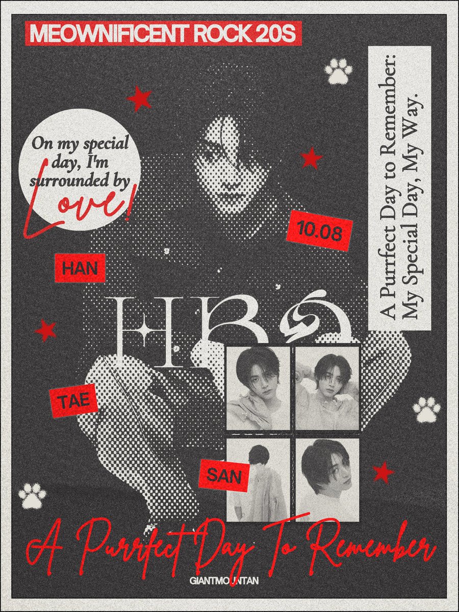 GIANTMOUNTAN's tweet image. ️ ️ ️ ️ ️
𝗠𝗘𝗢𝗪𝗡𝗜𝗙𝗜𝗖𝗘𝗡𝗧 𝗥𝗢𝗖𝗞 𝟮𝟬𝘀: “잊지 못할 완벽한 하루”  𔓕  Rejoice! The stage is set for an epic soirée. Rockstar's birthday bash beckons, and you're on the VIP list. Just raise your glass and 𝗲𝗻𝗷𝗼𝘆 𝘁𝗵𝗲 𝗽𝗮𝗿𝘁𝘆!  🎸
 ️ ️ ️ ️ ️