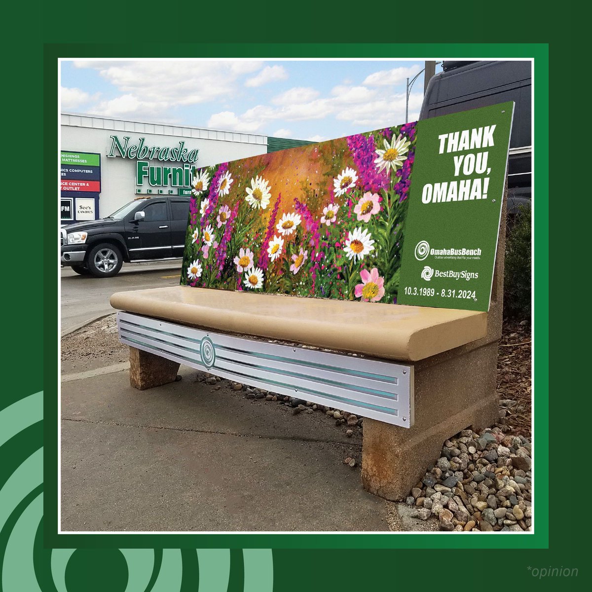 [1 of 3] Two months ago, after delaying the process more than 16 months, Omaha Parks awarded the new bus bench contract to an out-of-state and out-of-country company by choosing the rules and city ordinances they wanted to follow. 🚏🚌 omahabusbench.com