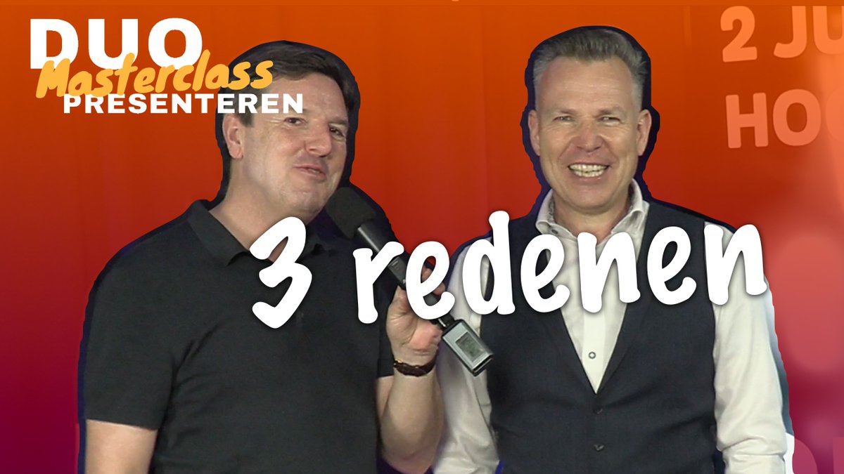 In 1 avond beter leren presenteren?
ottowijnen.nl/duomasterclass…