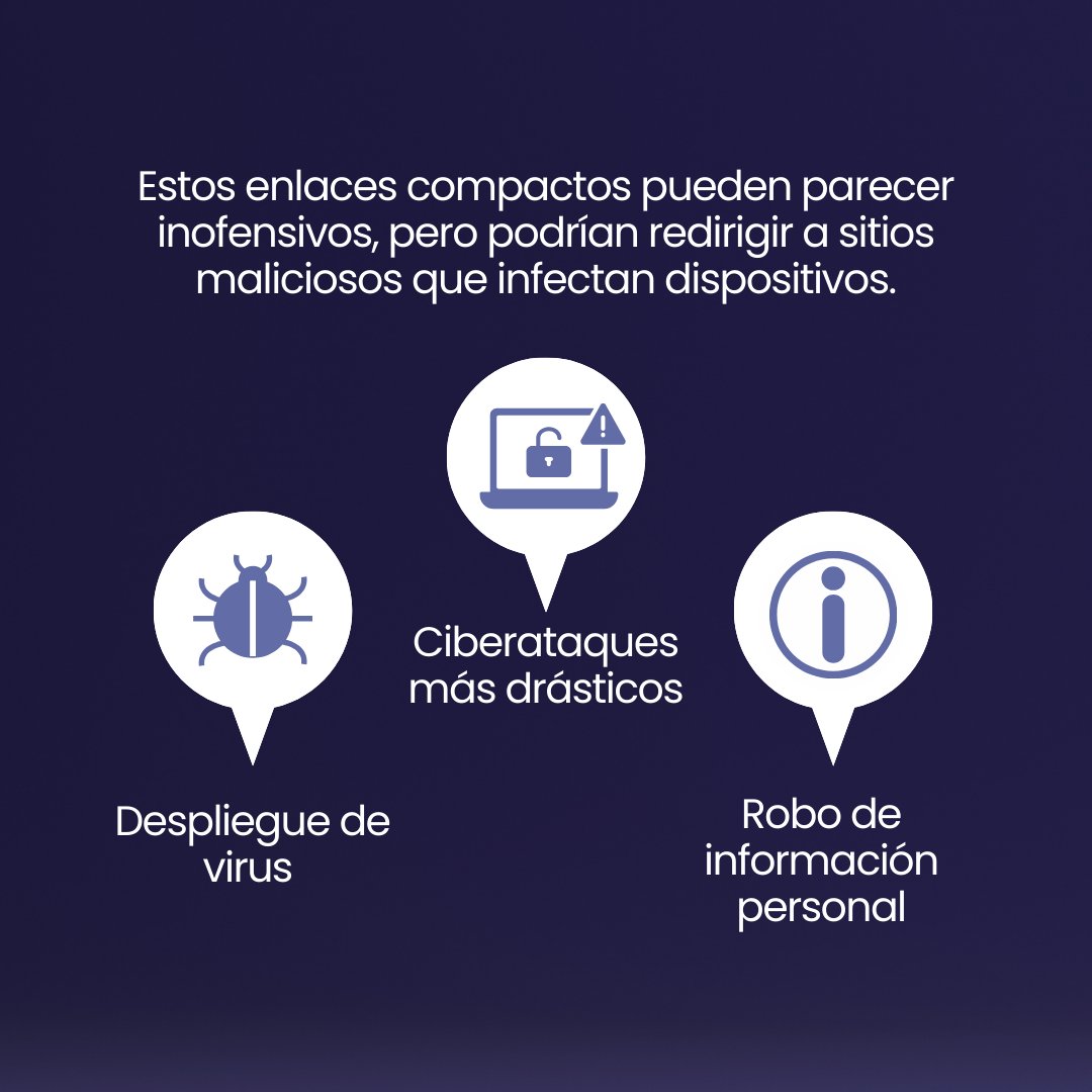 comtec_rd's tweet image. 🚨🔗 ¡Cuidado con las URLs recortadas! Pueden esconder malware y poner en riesgo tu información. Aprende a detectar y evitar estas amenazas. Swipe para descubrir cómo protegerte! 👉🛡️

#Ciberseguridad #ProtegeTusDatos #COMTEC