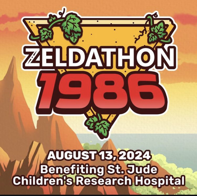 IM AT <a href="/Zeldathon/">Zeldathon</a> !!

If ya wanna catch me on the stream these are the times I’m directly involved this week:

8/14 4pmET: CD-i Block
8/14 8:30pmET: Donation Readet
8/15 10amET: Idle Games
8/17 8:30pmET: 80’s Concert

Hope to see y’all in chat this week! Stay Metal! 🤘

<a href="/StJude/">St. Jude</a>