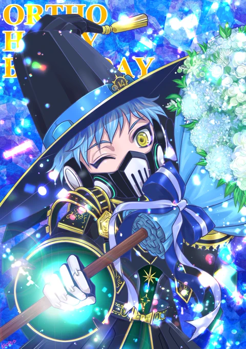 過去絵だけどオルトくんハッピーバースデー!! #オルト・シュラウド生誕祭2024 #オルト・シュラウド誕生祭2024 #twstファンアート 
