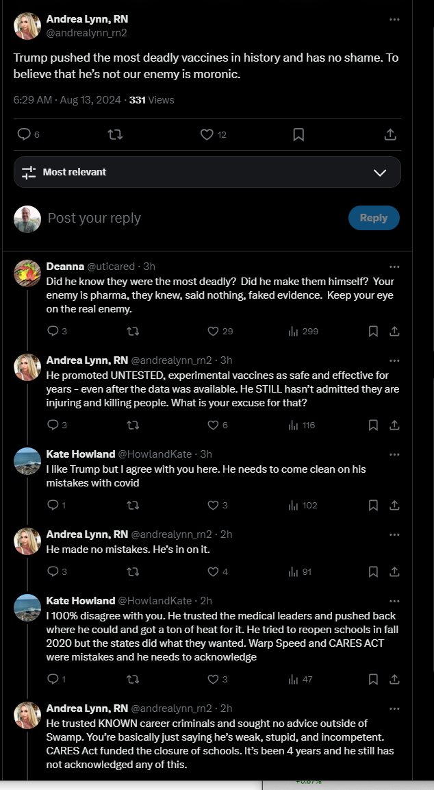 The magats are in a meltdown over Trump bragging about the Covid vaccine, and I'm here for it...