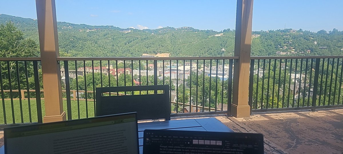 The view while Dr. FDubs is working her scholarly magic. Shout out to <a href="/utkcsw/">University of Tennessee College of Social Work</a> for hosting another amazing Annual Writing Summit!