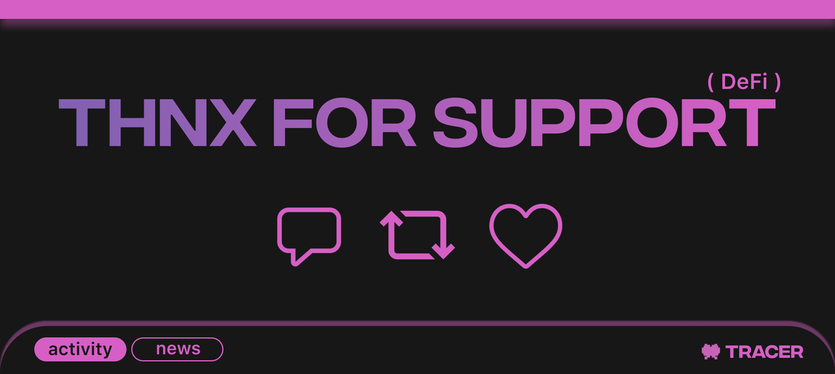 DeFiTracer's tweet photo. But before I start...

I've put a lot of effort and time into this research and share a lot of alpha totally FREE. If you don't mind, please like and retweet the first tweet and FOLLOW me - @DeFiTracer

This will help me provide you with even more ALPHA, thank you 🫶 https://t.co/kRKxyf6UBz