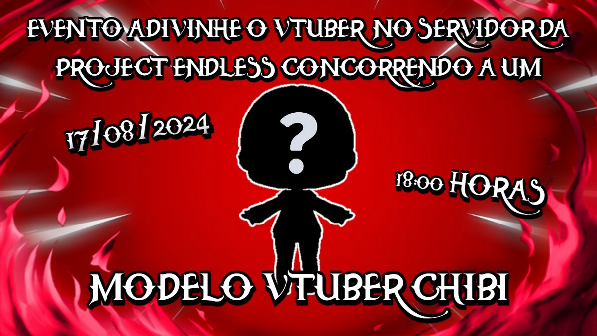 projectendlessO's tweet image. Boa tarde! Hoje viemos anunciar que dia 17 as 18:00 iremos fazer um evento de adivinhe o vtuber pela foto em nosso servidor do Discord concorrendo a um modelo vtuber chibi!
discord.gg/N2yzNSAXTS