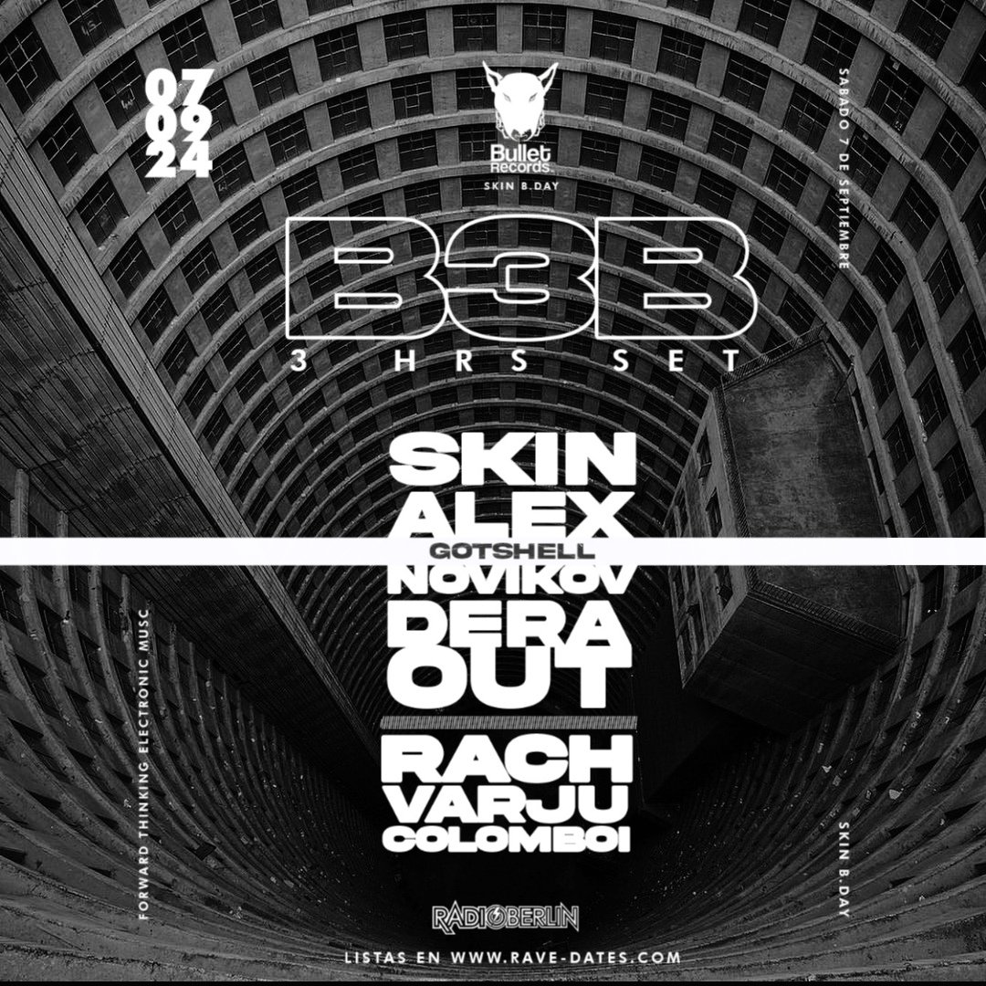 aka_RACH's tweet photo. 7 de SEPTIEMBRE ▶️▶️ SKIN https://t.co/7DvK8MgrCA 
Un junte de poderes con un basto amor al Techno + un espontáneo B3B grandes ligas en Xtended ☠️☠️☠️.
SKIN | GOTSHELL | DERAOUT |

Creamos encuentros con sentido y éste será memorable!! 

📝 Listas https://t.co/3UyfV6l5P6 https://t.co/TxM9XV30vi