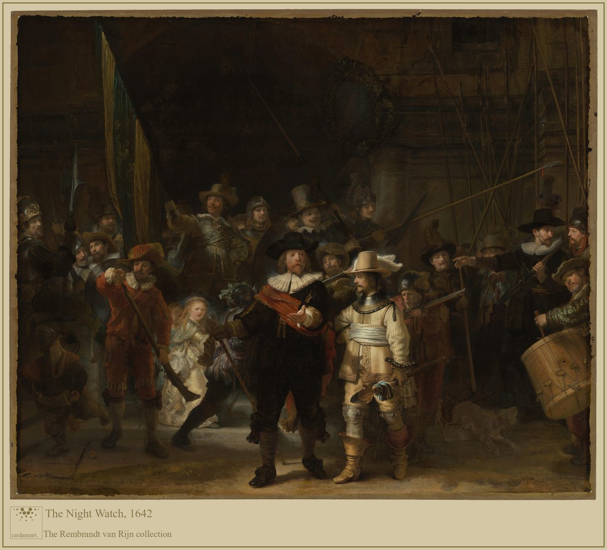 cardanoart_'s tweet photo. The Night Watch, 1642 and Reclining Female Nude, 1658 [2/3] arrived on the blockchain.

#MintingNow #CNFT #Cardano #ada #art #Rembrandt #NFT #NFTdrop #CardanoNFT https://t.co/wES54CtoXW