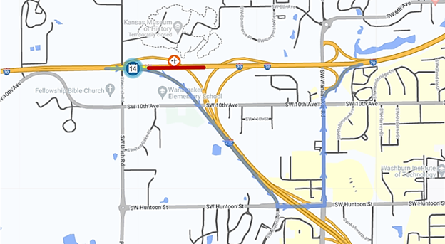 🔶INTERMITTENT CLOSURES ON I-70 IN TOPEKA:
🗓️TOMORROW, AUG. 14, STARTING AT 9am:
⛔️EB I-70 will FULLY CLOSE under the I-470 flyover bridge for approx. 15 minutes.
🚧15-minute closures will occur intermittently thru 3pm.
➡️Add'l info: bit.ly/4crklq2