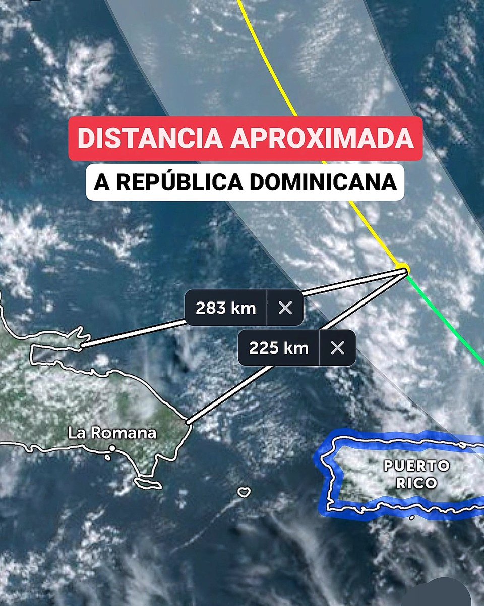 🔴TOMEN NOTA🔴
El Centro Nacional de Huracanes de Miami está advirtiendo de la posible transición de Ernesto hasta ser un huracán categoría 1 mañana miércoles entre 5 AM y 8 AM, justo al noreste de República Dominicana.

⚠️De acuerdo a la más reciente trayectoria, Ernesto