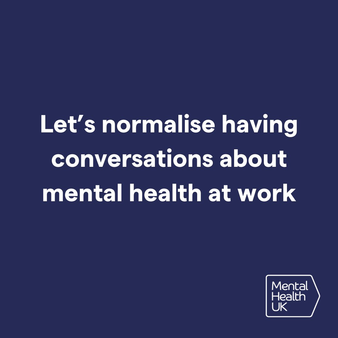 If we noticed a colleague had a bad cough, we would ask them how they’re doing and show our support.

But talking about mental health or wellbeing happens less often. We want that to change.

Take a look at these pointers on how to start a conversation 👉 bit.ly/3DTNNqD