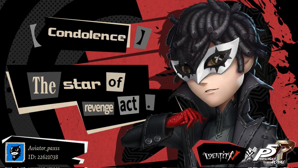 AviatorPaxx's tweet image. I&apos;m playing Identity V. Fancy a game?