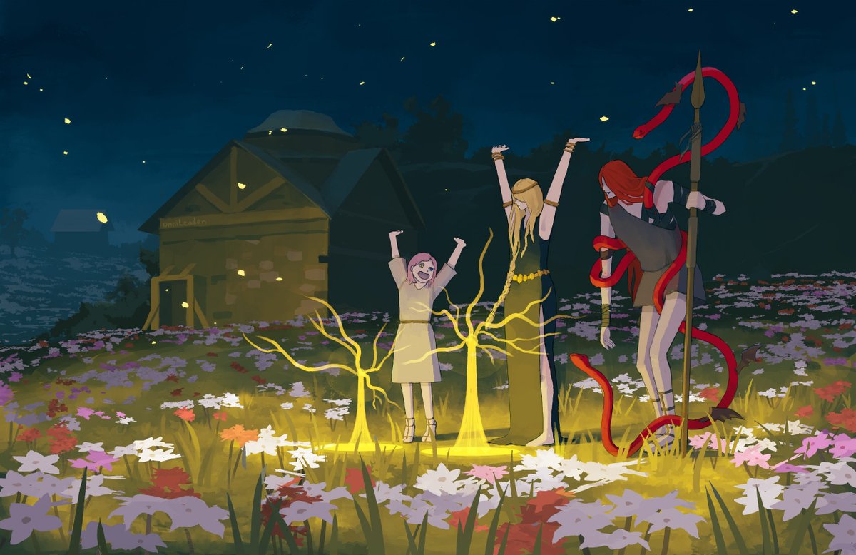 I've made a whole set of Elden Ring x Totoro by now. Totally unplanned but I'm glad it happened.

#ELDENRING #EldenRingFanart #malenia #millicent #Melina