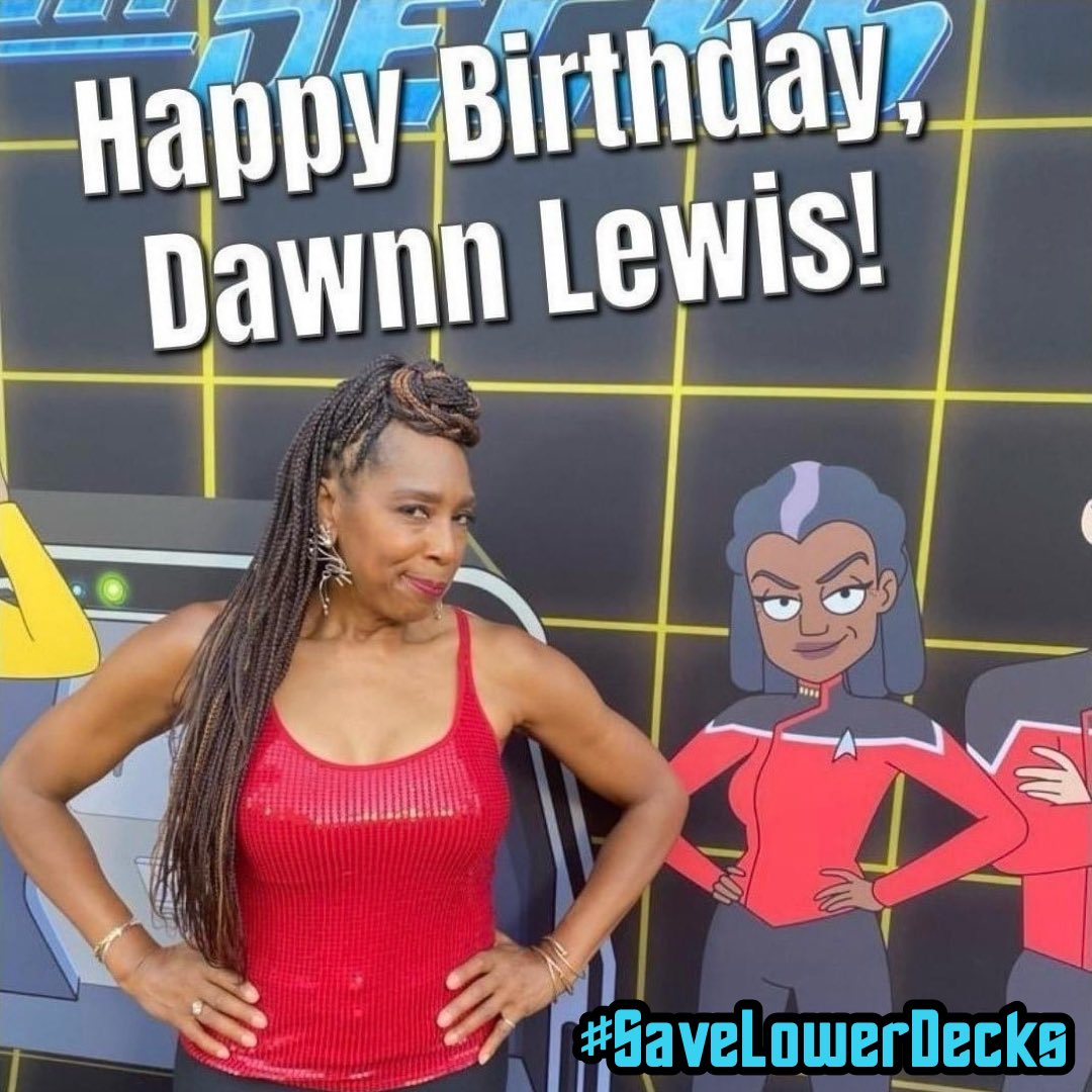USS_Cerritos's tweet photo. Happy birthday to Dawnn Lewis, who portrays Captain Carol Freeman on Star Trek: Lower Decks! 🥳

#SaveLowerDecks #SaveStarTrekLowerDecks #LowerDecks #StarTrekLowerDecks #StarTrek #SDCC #STLV #Trekkie #Trekkies #CarolFreeman #CaptainFreeman https://t.co/0SXkA0ehJU