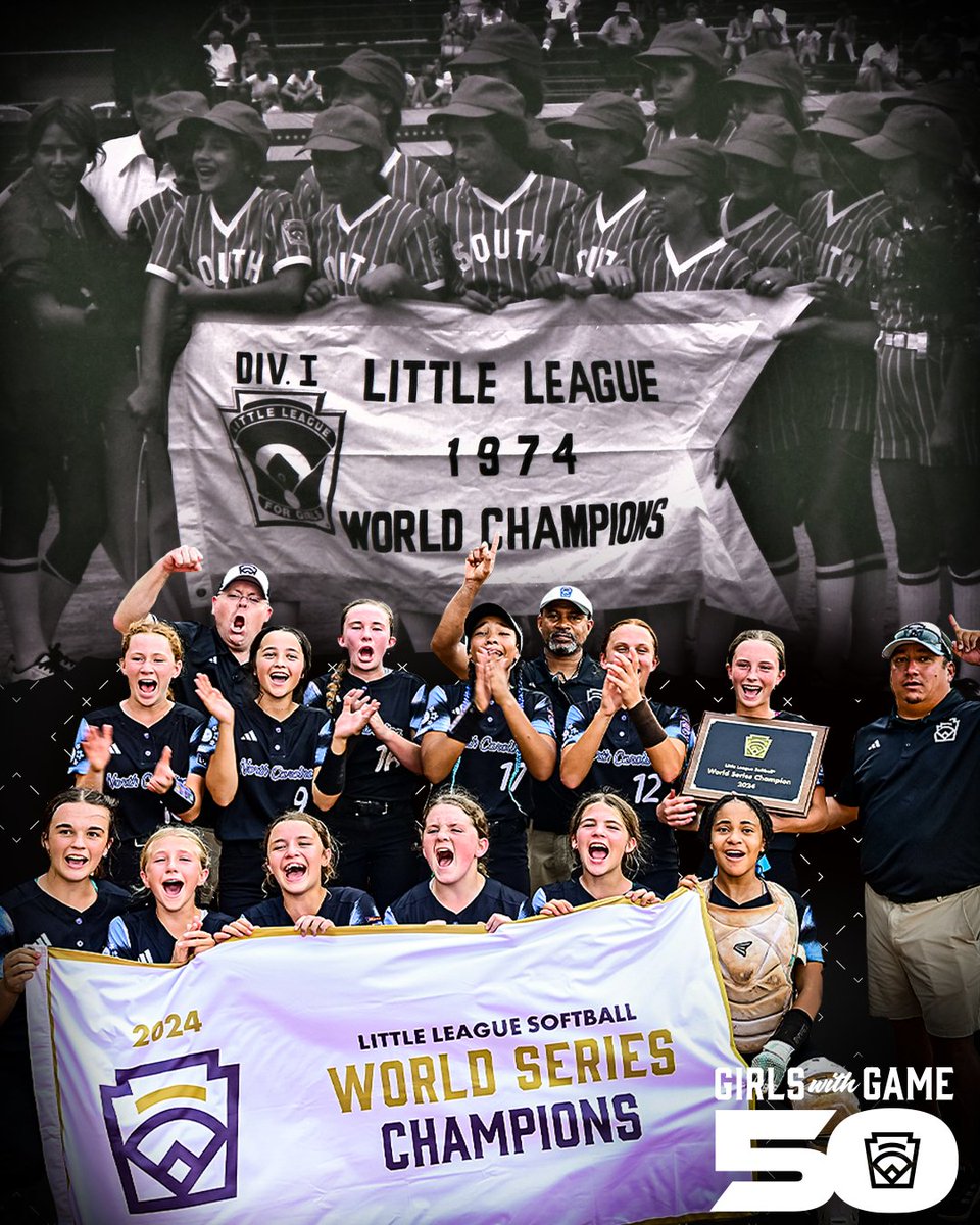 Champions in their legacy.

#LLWS x #GWG50