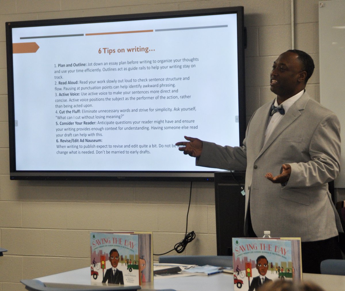 “The Fresh Prince of Bel-Air” actress and author <a href="/Karyn_Parsons/">Karyn Parsons</a> and <a href="/nkuedu/">Northern Kentucky University</a> Director of Black Studies <a href="/DrDavidChilds/">Dr. David Jason Childs, Ph.D.</a> spearheaded a series of awesome diversifying reading and writing workshop sessions during the 2024 Newport Independent Schools Wildcat Academy.