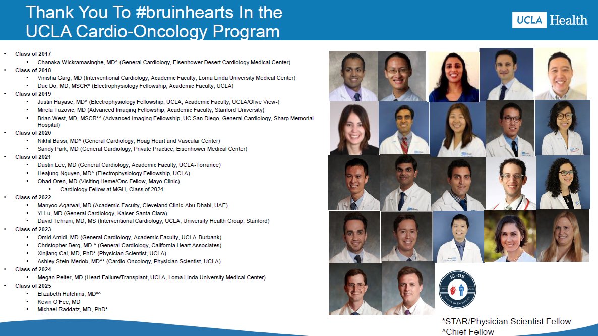 Eric H Yang, MD (@datsunian) on Twitter photo 🙏 <a href="/ICOSociety/">International Cardio-Oncology Society</a> 4 the opportunity to 🔍#cardioonc QI at <a href="/UCLAHealth/">UCLA Health</a>
Our #bruinhearts <a href="/uclaCVfellows/">UCLA Cardiology Fellowship</a> are what drive the care, science, & ❤️ of program
Tips:
*Champions in MedEd ➡️ immersion, inspiration
*⬆️ pt volumes & procedures 4 trainees
*Scholarly 📖 arise from exposure! 🙏 <a href="/ICOSociety/">International Cardio-Oncology Society</a> 4 the opportunity to 🔍#cardioonc QI at <a href="/UCLAHealth/">UCLA Health</a>
Our #bruinhearts <a href="/uclaCVfellows/">UCLA Cardiology Fellowship</a> are what drive the care, science, & ❤️ of program
Tips:
*Champions in MedEd ➡️ immersion, inspiration
*⬆️ pt volumes & procedures 4 trainees
*Scholarly 📖 arise from exposure!