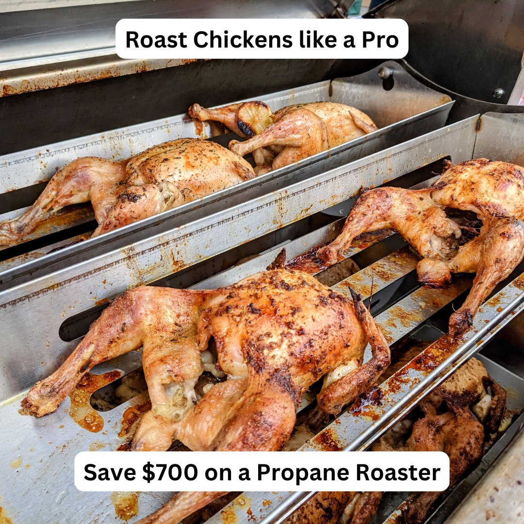We are running a hot deal throughout the month of August. Savour the moment and save up to $700 on a new Propane Roaster.

With a reduced price of $5,250 USD for the month of August, it is the best time to purchase a PigOut Propane Roaster.

Contact us for more information!!