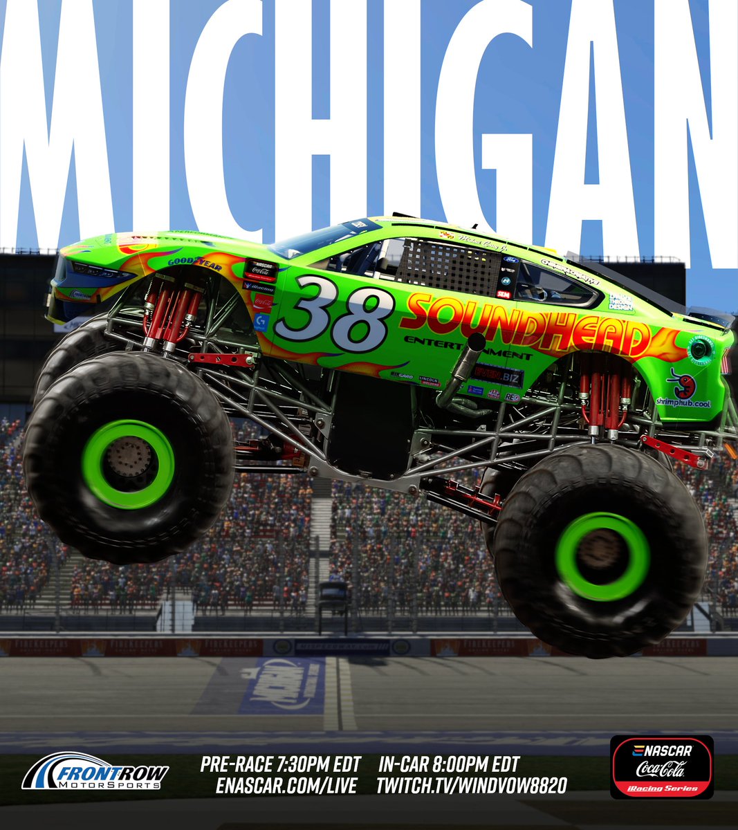 We are truckin' into Michigan tonight with the man, the myth, the LEGEND <a href="/EdSoundhead/">Ed Soundhead</a> on board!

Hoping to survive one more of these big draft tracks and continue our run up the points 👺👺👺