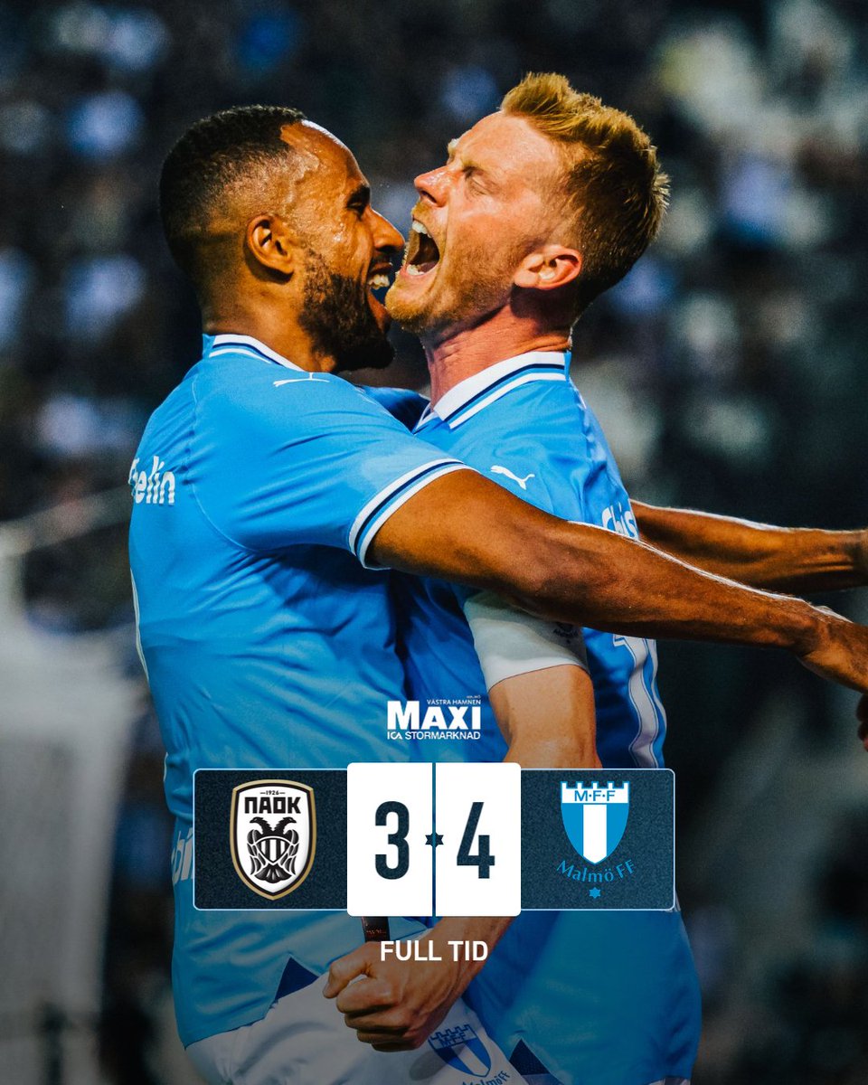 VI GJORDE DET!!!

#PAOKMFF