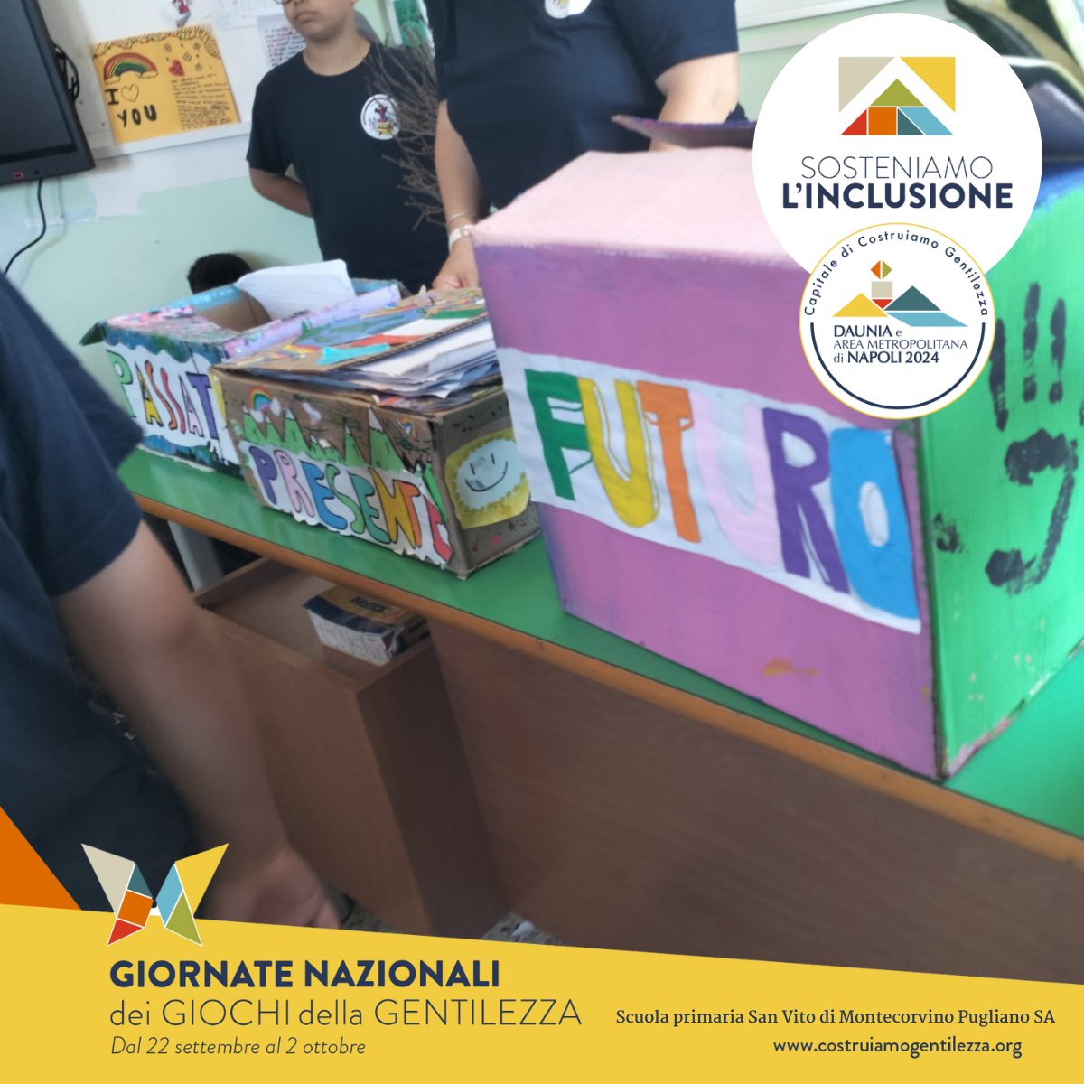 𝐋𝐀 𝐒𝐂𝐔𝐎𝐋𝐀 𝐏𝐑𝐈𝐌𝐀𝐑𝐈𝐀 𝐒𝐀𝐍 𝐕𝐈𝐓𝐎 𝐃𝐈 𝐌𝐎𝐍𝐓𝐄𝐂𝐎𝐑𝐕𝐈𝐍𝐎 𝐏𝐔𝐆𝐋𝐈𝐀𝐍𝐎 𝐒𝐀 𝐏𝐀𝐑𝐓𝐄𝐂𝐈𝐏𝐄𝐑𝐀'  𝐀𝐋𝐋𝐄 𝐆𝐈𝐎𝐑𝐍𝐀𝐓𝐄 𝐃𝐄𝐈 𝐆𝐈𝐎𝐂𝐇𝐈 𝐃𝐄𝐋𝐋𝐀 𝐆𝐄𝐍𝐓𝐈𝐋𝐄𝐙𝐙𝐀  💜🦋

L'adesione  👉  costruiamogentilezza.org/strumenti-di-g…

#gentilezza