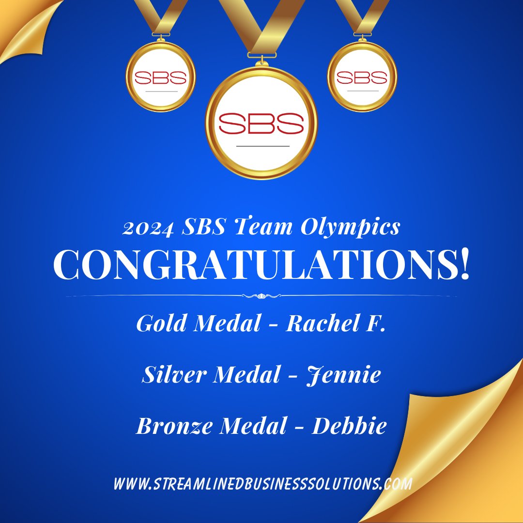 Got in on the Olympic craze and played our own version, Congratulations to our winners!   #FinancialLiteracy #ExpenseAwareness #streamlinedbusinesssolutions #nationwidebookkeepingfirm
#knowyournumbers