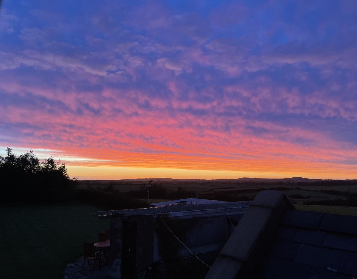 Beautiful Ynys Môn sunset tonight