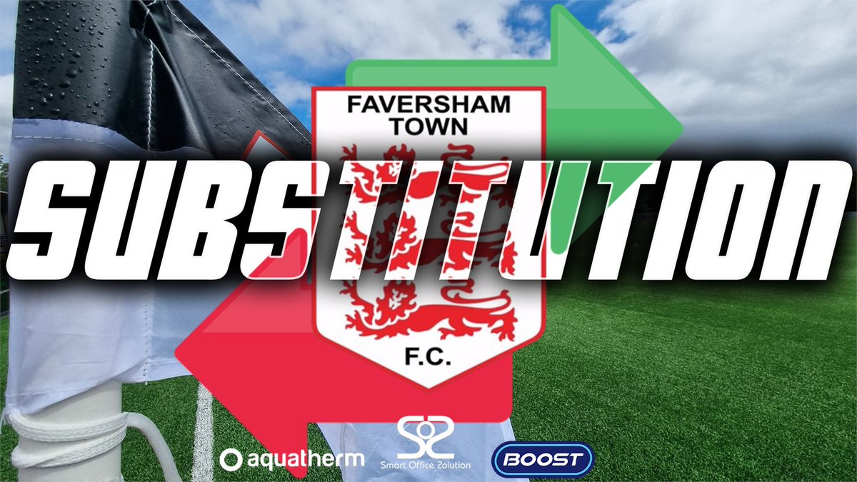 FavershamTownFC's tweet photo. SUB: Fran Collin replaced Billy Bennett (72') https://t.co/6Q07jrop1m https://t.co/Ut95TgOrHF