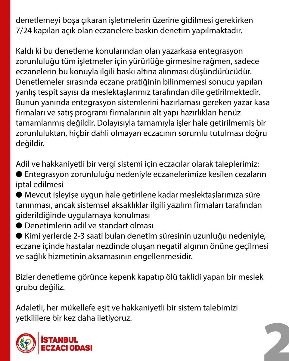 normal_man_'s tweet photo. @evrenselgzt Gerek yok, onlar vergi ödemesin diye biz eczacılar hem vergimizi hem de cezamızı herkesten fazla ödüyoruz. https://t.co/t1swwFn6pi