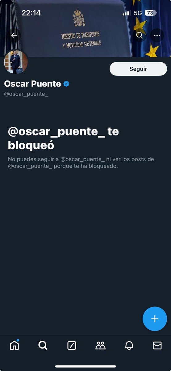 SoriaYa's tweet photo. Parece que al ministro de @transportesgob de @sanchezcastejon, el señor Óscar Puente, no le gusta leer lo que escribimos en esta red social.

Una pena que un cargo público opte por bloquear por denunciar su incapacidad para resolver y agilizar los proyectos pendientes en Soria. https://t.co/wh7LLRlnn8