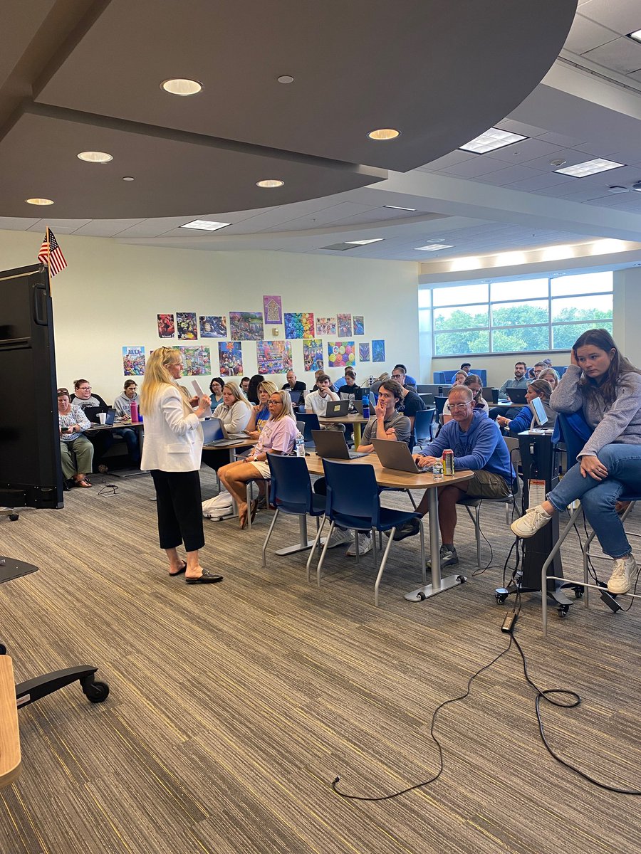 Dr. Kevin Carl (@hancocksupt) on Twitter photo The energy is contagious with back to school events for staff during the past two days. Monday opening remarks from Jenni Dittrich, 2024 Teacher of the Year. Today we imagined the future of student learning and instruction using AI with <a href="/HollyClarkEdu/">Holly Clark - The AI Infused Classroom</a> #hpsdtigers The energy is contagious with back to school events for staff during the past two days. Monday opening remarks from Jenni Dittrich, 2024 Teacher of the Year. Today we imagined the future of student learning and instruction using AI with <a href="/HollyClarkEdu/">Holly Clark - The AI Infused Classroom</a> #hpsdtigers