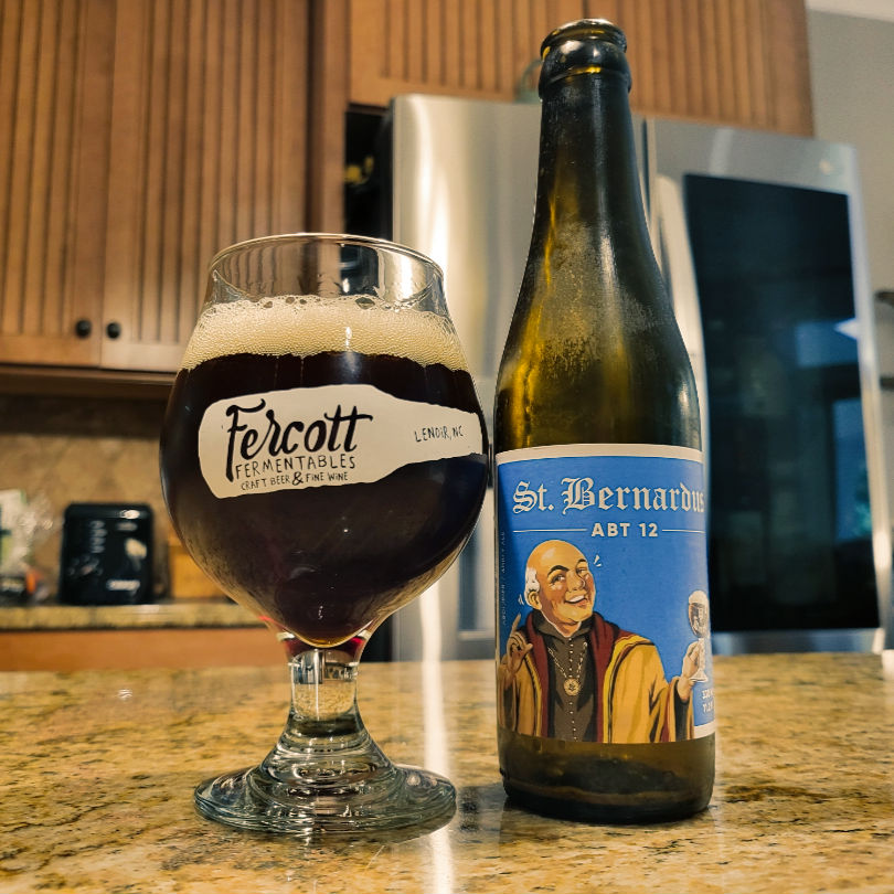 scottvillers's tweet photo. #drinkcheck #topbrewstuesday @StBernardus1 Abt 12 Belgian Quad https://t.co/CM0UPhW98o