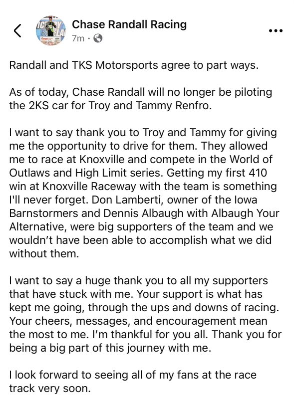Chase Randall tweet media