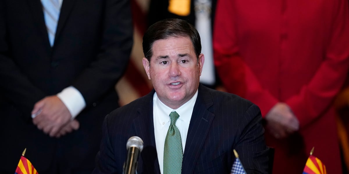 azfamily's tweet photo. Former Arizona Gov. Doug Ducey endorses Lake, Trump in 2024 election https://t.co/RGgOsstMLa https://t.co/Sh3YqKUner